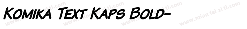 Komika Text Kaps Bold字体转换